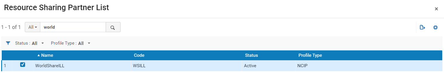 Image of WorldShare being added to the Rota. 